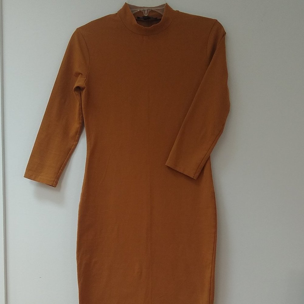 Forever21 Tan Midi Dress